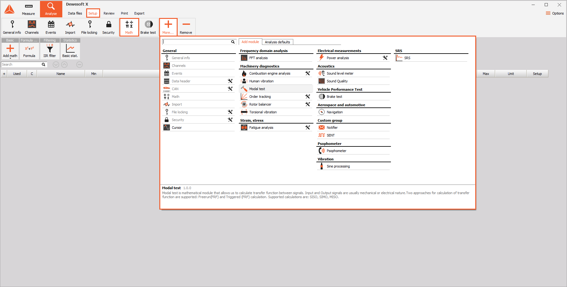 Reviewing Data Files And Post Processing | Dewesoft