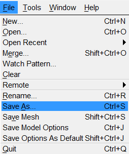 convert gmsh to stl